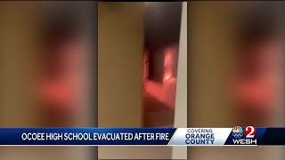 Ocoee High School evacuated after fire reported [upl. by Eyahsal]