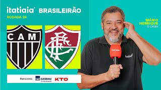 ATLÉTICO X FLUMINENSE AO VIVO NA ITATIAIA  REACT DO BRASILEIRÃO SÉRIE A [upl. by Ecnirp]