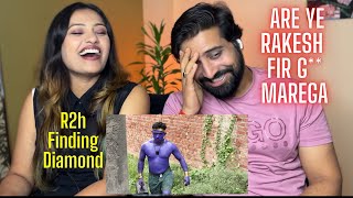 FINDING DIAMOND  Round2hell  R2h  REACTION  Funkie Couple Vlogs [upl. by Enilaf807]