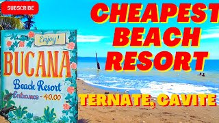 BUCANA BEACH RESORT IN TERNATE CAVITE  CHEAPEST BEACH RESORT [upl. by Ydnagrub]