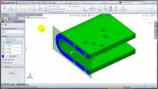 SolidWorks  Emulate the Hole Series at Part Level Using the Sketch Driven Pattern [upl. by Arrac]