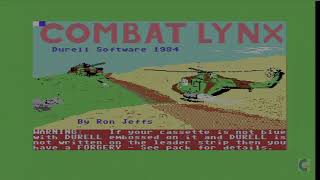 C64 Combat Lynx tapeloader amp gameplay [upl. by Sirtemed]