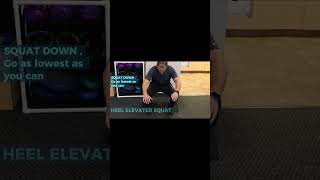 HeelElevated Squats Strengthen your Vastus Medialis and Glutes for Knee Pain Relief [upl. by Kire]