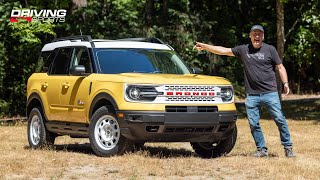 2023 Ford Bronco Sport Heritage Ltd Review and OffRoad Test [upl. by Reidar]