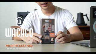 รีวิว Wacaco Minipresso NS2 –เครื่องทำกาแฟแคปซูลไซส์แค่ฝ่ามือ ทำง่าย พกไปเที่ยวได้ทุกที่ [upl. by Nwahshar]