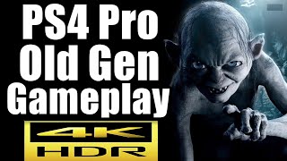 The Lord Of The Rings  Gollum PS4 Pro Old Gen Gameplay 4KHDR [upl. by Nahtanohj]