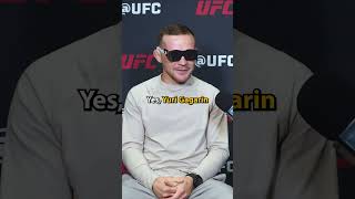 Petr Yan jokes with Nina Drama about accidental illegal knee LOL ufc shorts mma [upl. by Papp]