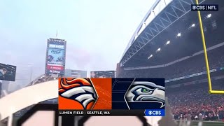 NFL on CBS Broncos vs Seahawks opening week 2024 [upl. by Anirac]