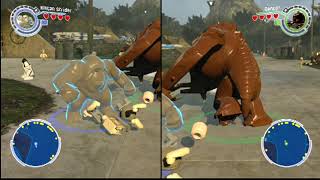 Kintan Strider vs Rancor on DQar in Lego Star Wars The Force Awakens [upl. by Aillicsirp176]