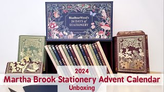 Unboxing The Martha Brook Stationery Advent Calendar 2024 [upl. by Jade]