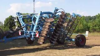 Настройка бороны Lemken Rubin 9500 KUA [upl. by Arev]