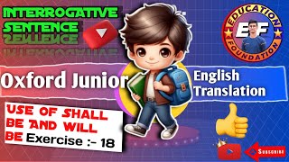 exercise 18  Oxford Junior English Translation ✓ exercise 18 [upl. by Shugart]