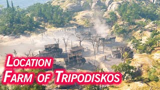 ASSASSINS CREED ODYSSEY Location Completed Farm of Tripodiskos [upl. by Niamert]