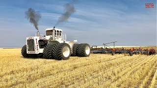 BIG BUD 16V747 Tractor Chisel Plowing [upl. by Retswerb430]