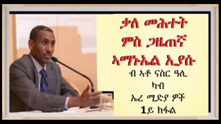 Amanuel Eyasus Interview with Mr Nasser Ali from Eri Media Watch  Part 1 [upl. by Atinuhs]