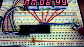 ATMega16 AVR Microcontroller Seven Segment Digital Clock [upl. by Atiuqrahc]