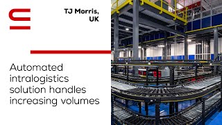 TJ Morris UK Automated intralogistics solution handles increasing volumes [upl. by Ahsatsana]