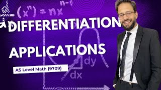 Differentiation  Lesson 2  Applications  I  CAIE  AS Mathematics 9709 [upl. by Ahseuqal]