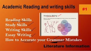 Academic Reading and Writing Skills  Essay Writing  Study Skills  Reading Skills  Accuracy [upl. by Harahs]