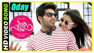 Raja Rani Tamil Movie Songs  Oday Oday Song  Nazriya proposes to Arya  Santhanam [upl. by Nylloc]