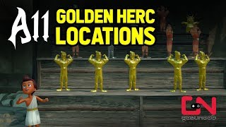 Kingdom Hearts 3  All 5 Golden Hercules Locations  Heros Belt [upl. by Mapes]