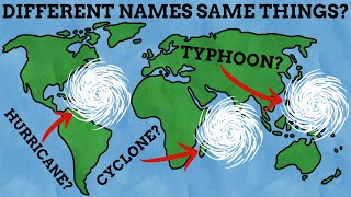 Whats The Difference Between Hurricanes Cyclones amp Typhoons [upl. by Aihsyn]