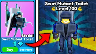 😱I GOT SWAT MUTANT TOILET FOR 1 GEM 🔥 NEW UPDATE💀 Toilet Tower Defense [upl. by Nahtad]