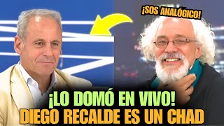 quotEXPLOSIÓN EN VIVO Diego Recalde DESTROZA a periodista ENSOBRADO por ATACAR a MILEIquot [upl. by Billat]