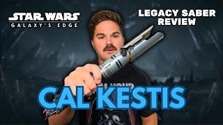 Star Wars Galaxy’s Edge Legacy Lightsaber Review Cal Kestis Edition [upl. by Hochman525]