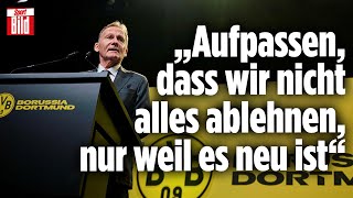 „Wachstumstreiber“ BVBBoss Watzke über den neuen Modus in der Champions League [upl. by Oriaj]