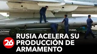 Rusia acelera su producción de armamento [upl. by Sola]