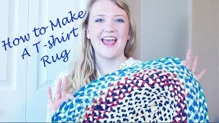 How to Make A Braided Tshirt Rug [upl. by Tneciv]