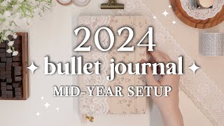 📚 2024 Bullet Journal MidYear Setup [upl. by Alansen]