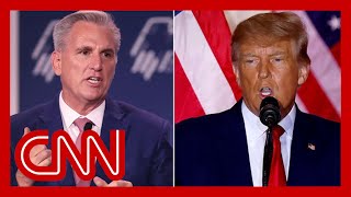 Trump lambasted McCarthy for not endorsing him McCarthy said fk you report says [upl. by Nlocnil751]