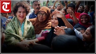 LIVE Priyanka Gandhi addresses a corner meeting in Therattammal Wayanad [upl. by Nyltyak513]