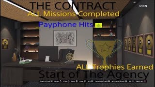 The Contract  Start of The Agency  ALL trophies Earned  GTA 5 Online [upl. by Saber]