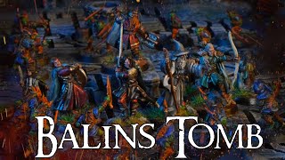 Balins Tomb Battle Report  Middle Earth SBG [upl. by Trudie443]