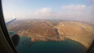 Landung auf dem Flughafen Heraklion Iraklio Kreta mit Germania [upl. by Lareena338]