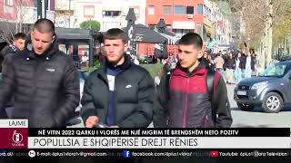 Popullsia e Shqipërisë drejt rënies Qarku i Vlorës me një migrim të brendshëm neto pozitiv [upl. by Samson]