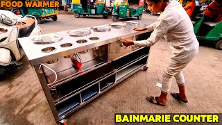 Bainmarie Counter  Stainless Steel Food Warmer [upl. by Eeb]