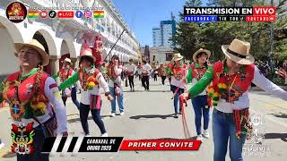 PRIMER CONVITE  CARNAVAL DE ORURO BOLIVIA 2025 [upl. by Enrahs]