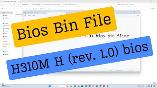 Bios  Bios Main GIGABYTE  Bios And Ec Bin File  GIGABYTE H310MH Rev 10 Free Dowload [upl. by Ahsilahs]