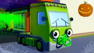 Baby Truck Halloween Song  Nursery Rhymes amp Kids Songs  Geckos Garage  Songs For Children [upl. by Lorilyn]