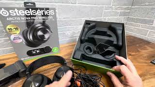 Unboxing of Steelseries Arctis Nova Pro Wireless [upl. by Ayatnahs]