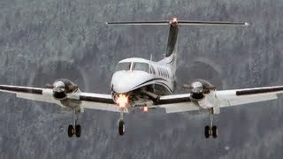 Beechcraft Super King Air 200 Hard Landing [upl. by Lindholm224]