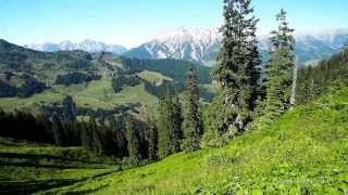 Die traumhaften Berge rund um Saalbach Hinterglemm Austria im Sommer [upl. by Nennerb498]