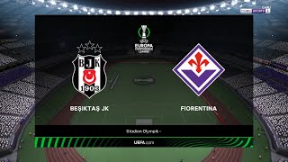 Beşiktaş JK v ACF Fiorentina  UEFA Konferans Ligi Finali  FIFA 22 [upl. by Erine619]