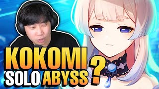 Did you watch that Kokomi soloing ABYSS [upl. by Aneerak738]