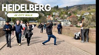 4K 🇩🇪 Heidelberg The City Of Love  Walking 🚶‍♂️ [upl. by Ahsoym980]