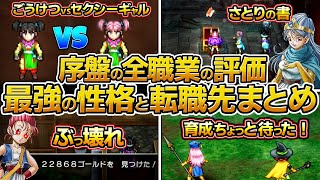 【ドラクエ3 リメイク】序盤の全職業の評価、仲間の転職先と最強の性格出し方まとめ、初心者におすすめ、取り返しが付かない要素、編成、パーティー、仲間、セクシーギャル【HD2D】 [upl. by Celestyna567]